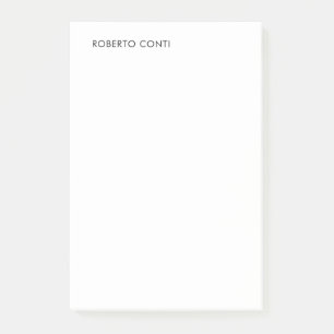 Unique Modern Plain Minimalist Post-it Notes
