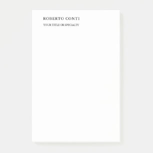 Unique Modern Plain Minimalist Post-it Notes