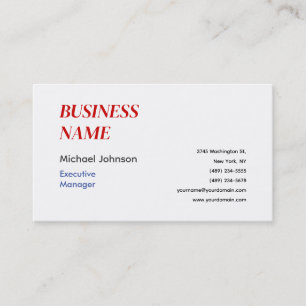 Unique modern professional design business card
