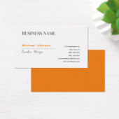 Unique modern professional minimalist profile card (Desk)