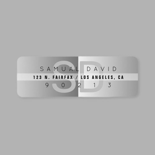 Unique Modern Return Address Label