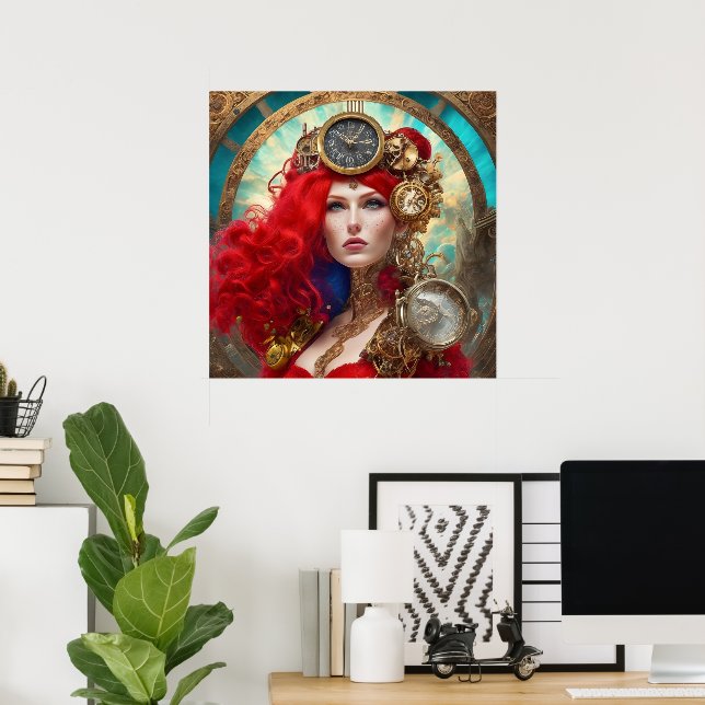 Unique Modern Steampunk Poster (Home Office)