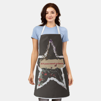 unique, modern take on a classic message apron
