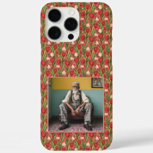 Unique Moms Mothers Day Gifts Tulip Floral Custom iPhone 16 Pro Max Case