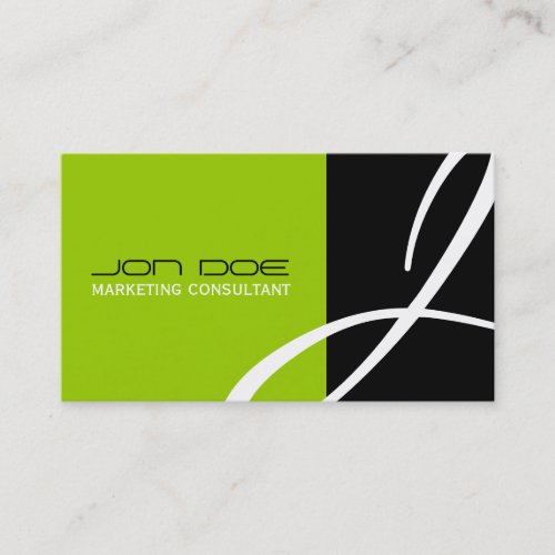 Unique Monogram Business Cards