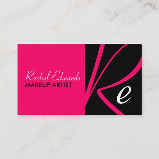 Customizable Unique Monogram Business Cards