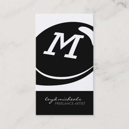 Unique Monogram Business Cards
