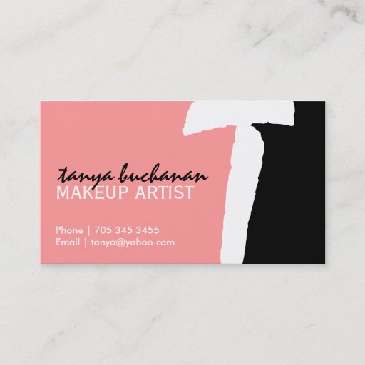 Customizable Unique Monogram Business Cards