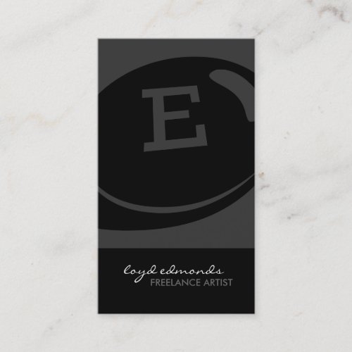 Unique Monogram Business Cards