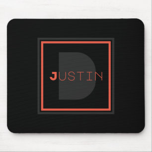 Unique Monogram Mouse Pad