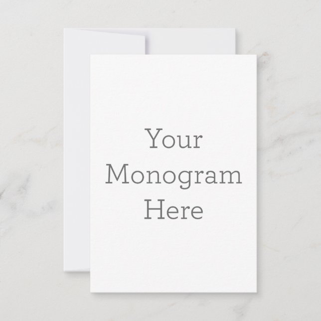 3.5" x 5" Flat Thank You Card (Front)
