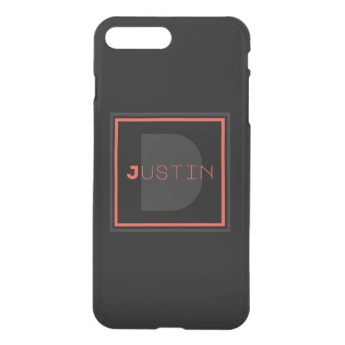 Unique Monogram iPhone 8 Plus7 Plus Case