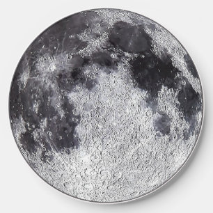 Unique Moon image wireless Charger