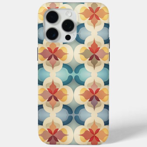 Unique Mosaic Inspired Patterned Art Designer iPhone 15 Pro Max Case