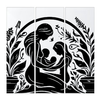 Unique Mother’s Day Gifts - Tableau for mom Triptych
