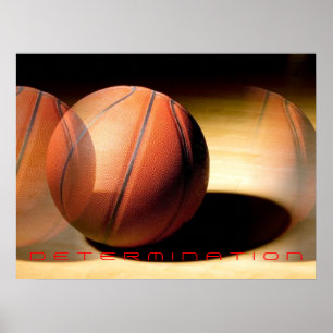Unique Motivational Determination Basketball Print