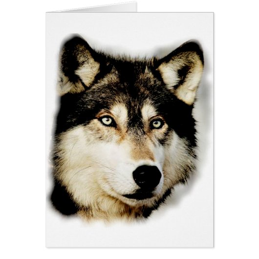 Unique Motivational Wolf Cards (Front)