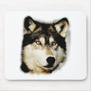 Unique Motivational Wolf Mouse Pad