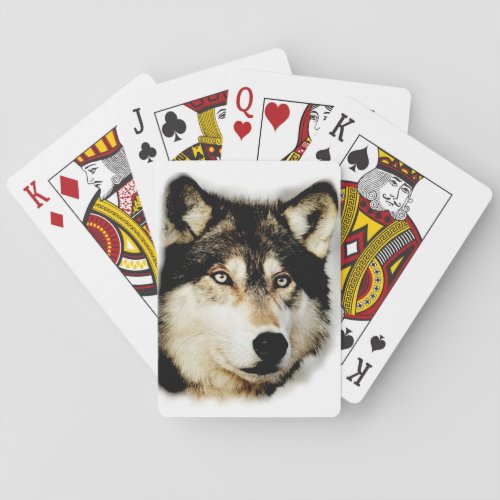 Unique Motivational Wolf Playing Cards