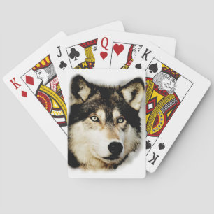Unique Motivational Wolf Poker Cards