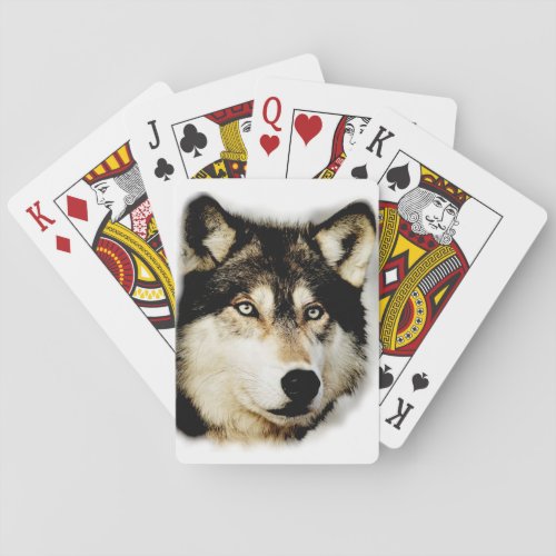 Unique Motivational Wolf Poker Cards