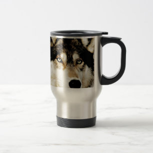 Unique Motivational Wolf Travel Mug