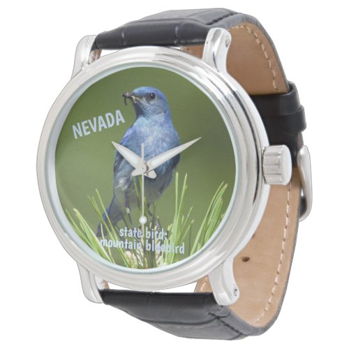 Unique Mountain Bluebird Nevada Watch