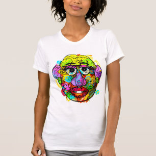 Unique Mrs. Potato Head Graffiti Art Print T-Shirt