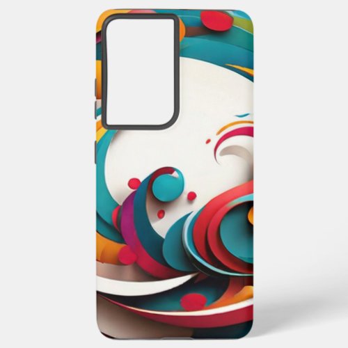Unique Multicolor Design Samsung Galaxy S21 Ultra Case