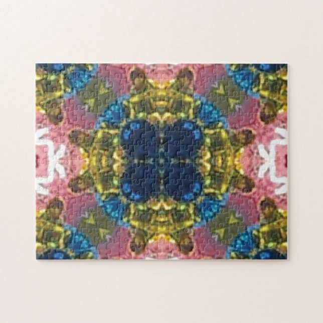 Unique multicolor jigsaw puzzle challenge (Horizontal)