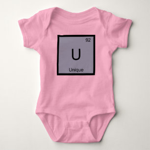 Unique Name Chemistry Element Periodic Table Baby Bodysuit