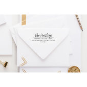 Unique Name Self-Inking Wedding Stationery Stamp (Stamp View)