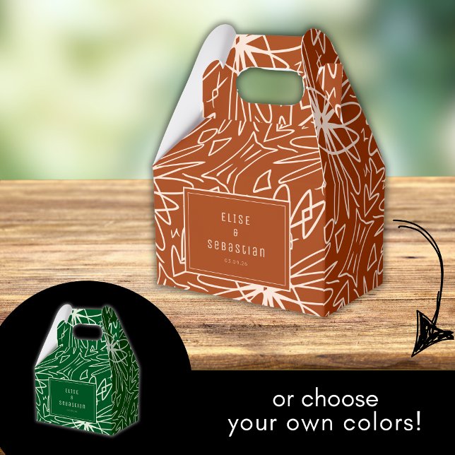 Unique Native American Pattern  Favor Boxes (Creator Uploaded)