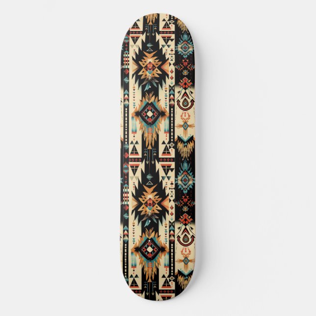 Unique Native American Skateboard (Front)
