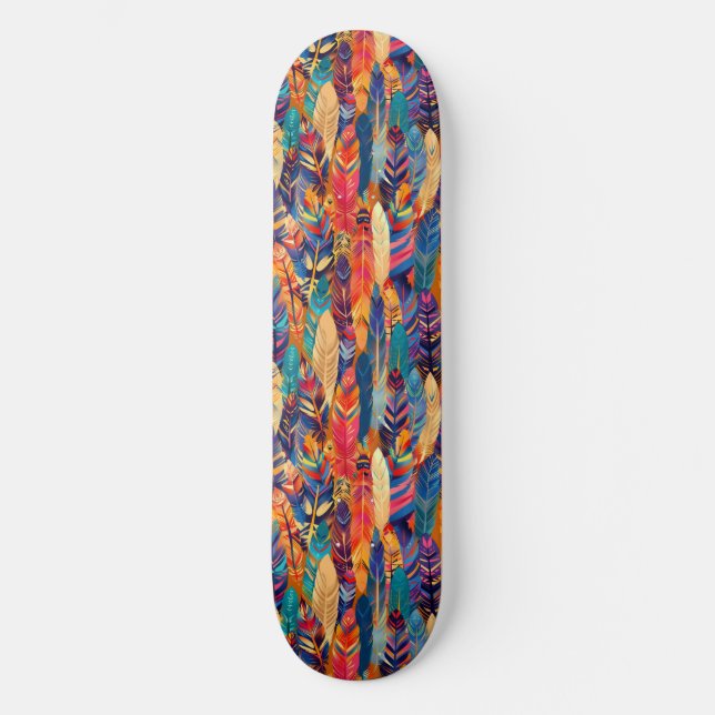 Unique Native American Skateboard (Front)