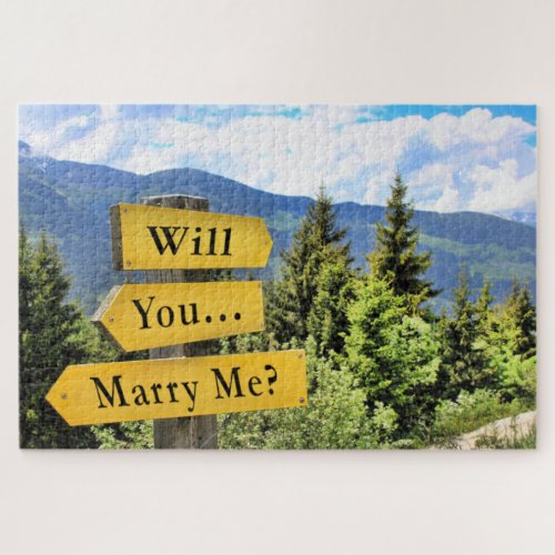 Unique Nature Lovers Marriage Proposal Puzzle 