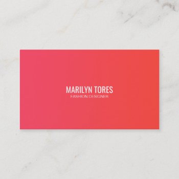 ★ Unique Neon Modern Custom Business Card ★ by laurapapers at Zazzle
