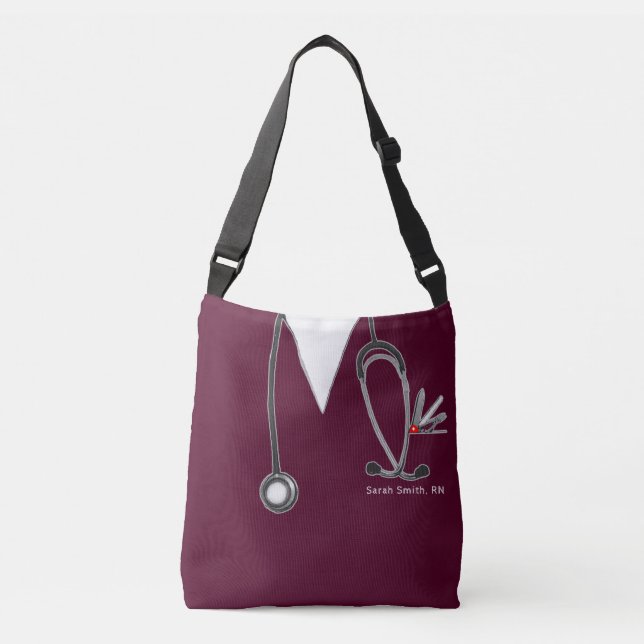 Unique Nurse Purse Crossbody Bag (Front)