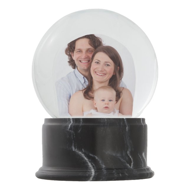 Unique One Of A Kind Personalized Custom Snow Globe (Front)