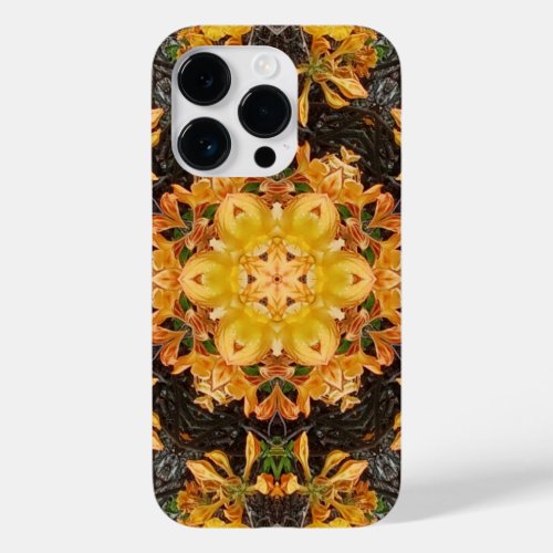 Unique Orange Yellow Abstract  Case_Mate iPhone 14 Pro Case