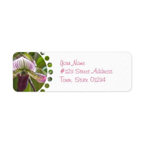 Unique Orchid Mailing Labels