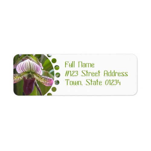 Unique Orchid Mailing Labels