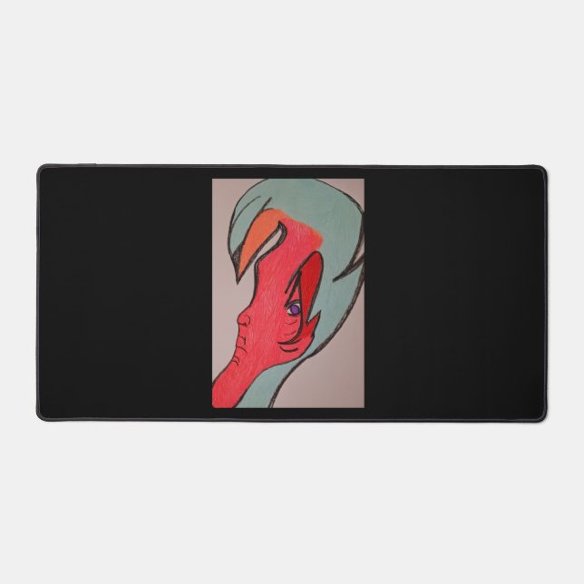 Unique Original Character Art Deskmat (Front)