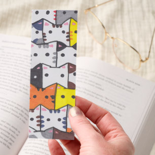 Unique Original Fun Cute Cat Personalized Bookmarks