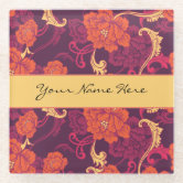 Inexpensive Diamond Wedding Anniversary Gift Ideas Glass Coaster, Zazzle