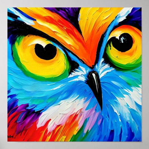 Unique Owl Illustration Art  Download  Print 