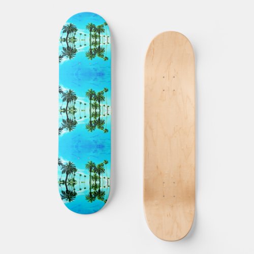 Unique Palm Trees Skateboard