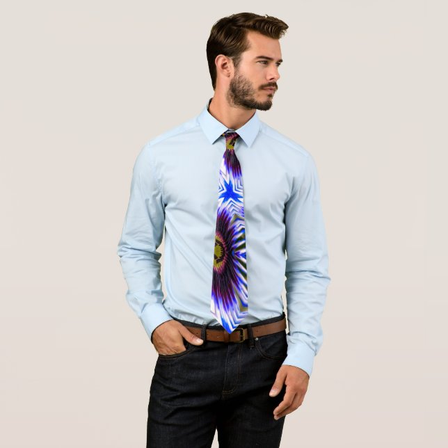 Unique Passion Flower Neck Tie (In Situ)