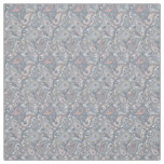 Unique Pastel Blue Violet Pink Vintage Floral Fabric