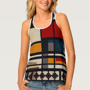 Unique pattern and design tank top